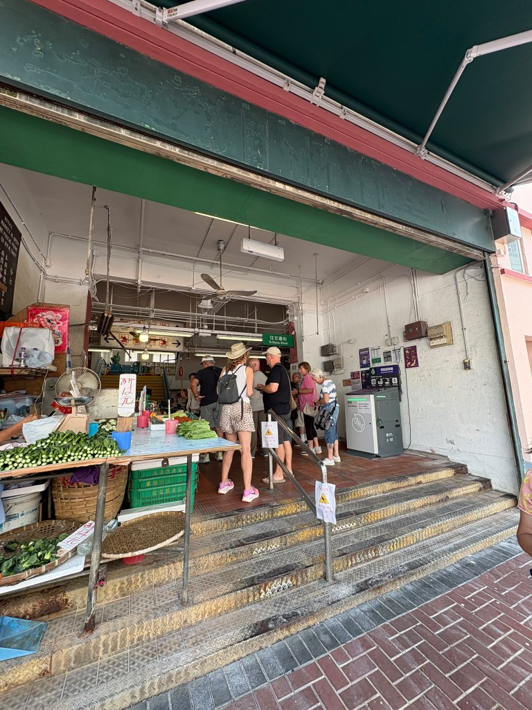 Local Market Entrance - Traditional Vegetable Stall